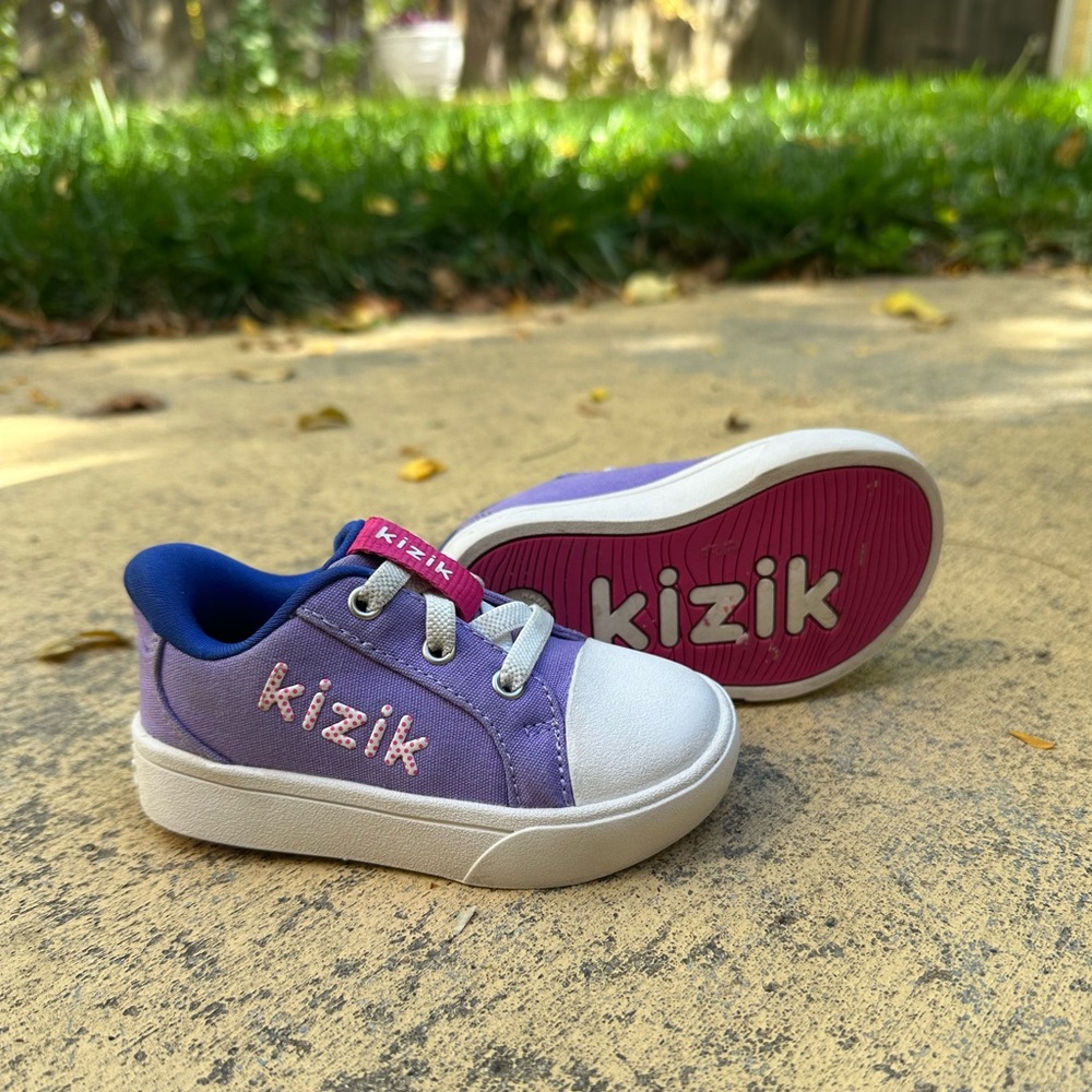 Kizik Kids Brewster Paisley Purple Sneakers